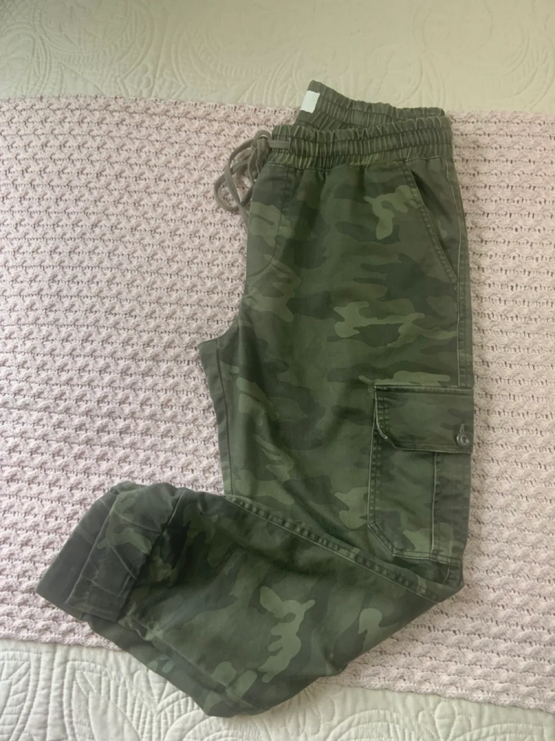 Camo Print Cargo Pants thumbnail