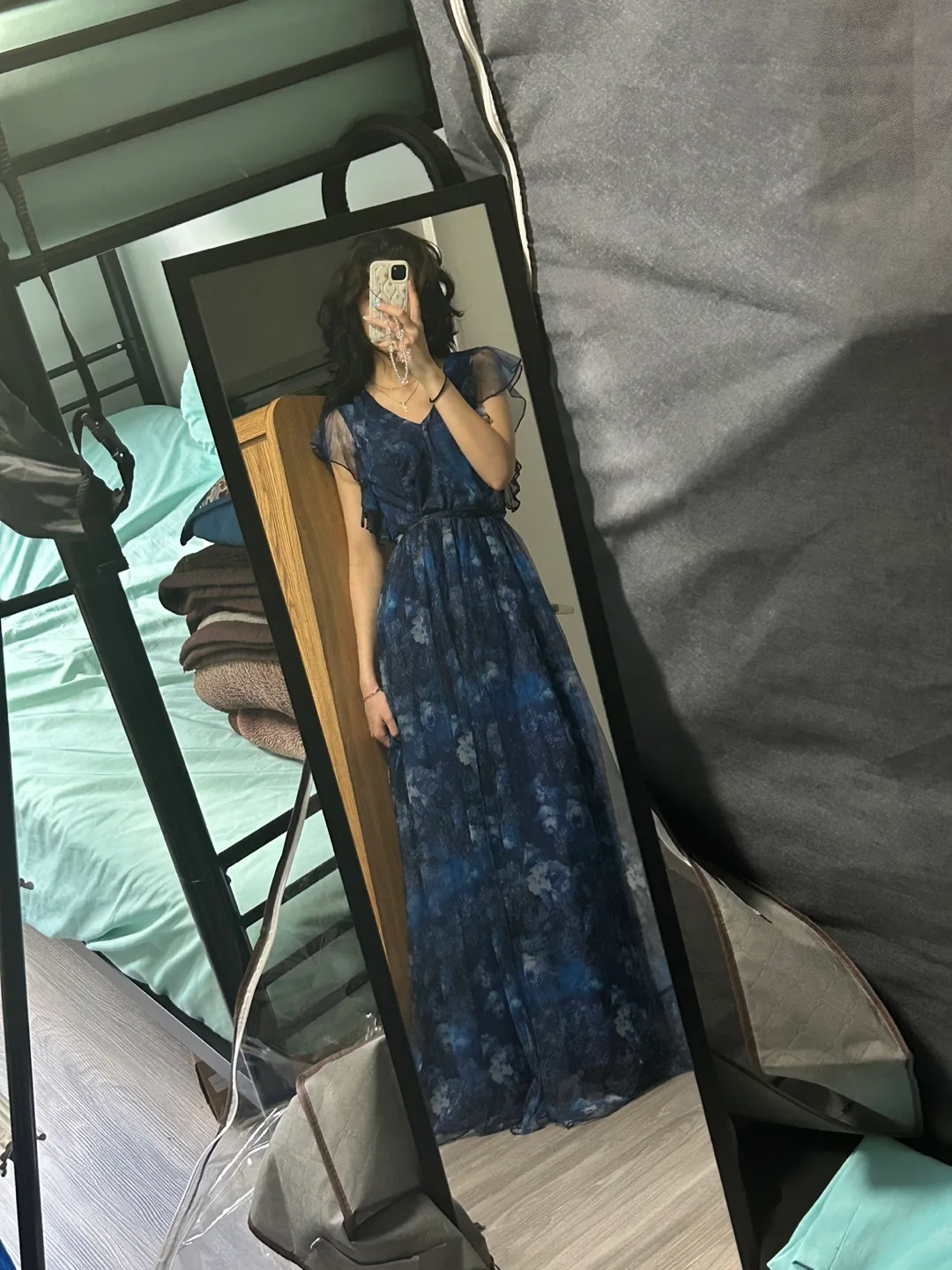 Floral Print Maxi Dress thumbnail