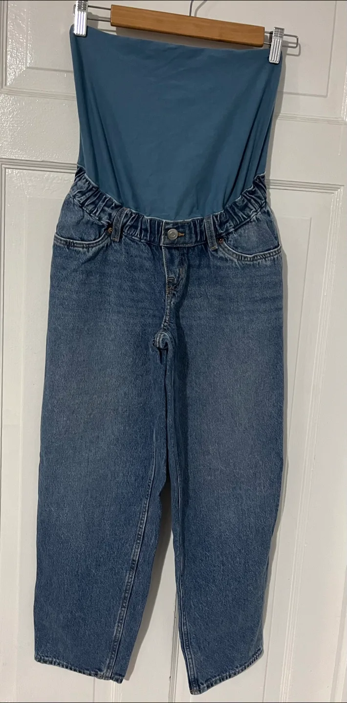 H&M Maternity Mom Jeans, Size S thumbnail