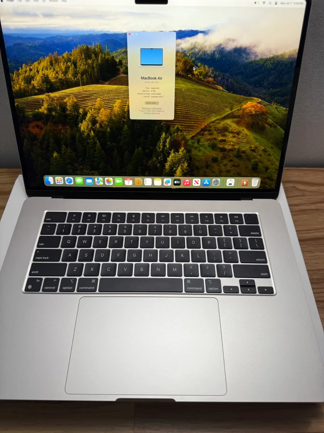 Apple MacBook Air 15” M2 8/256GB Like new image indicator(3)