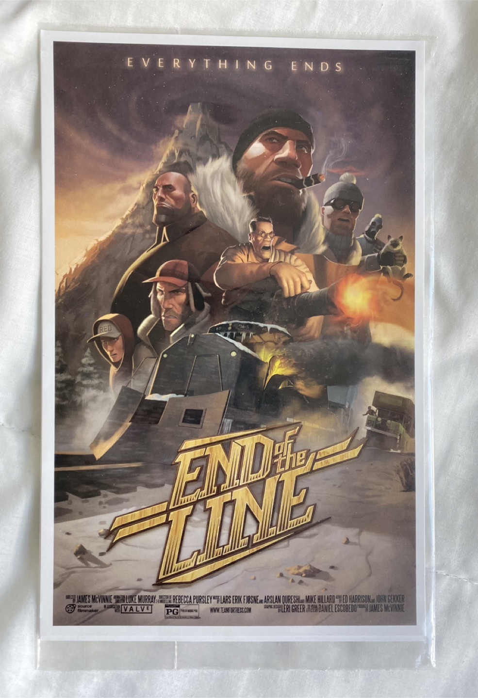 Team Fortress 2: End of the Line Art Print