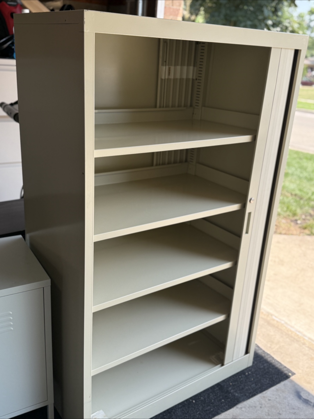 Metal Storage Cabinet with Roll-Up Door - photo 3