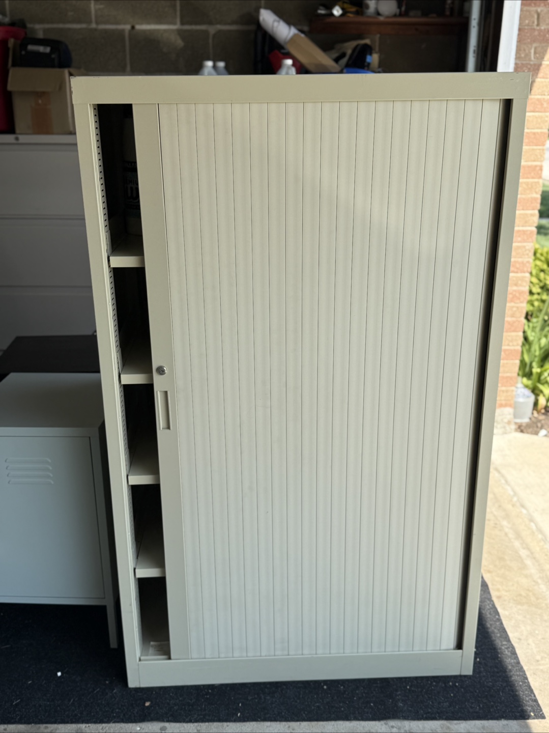 Metal Storage Cabinet with Roll-Up Door - photo 4