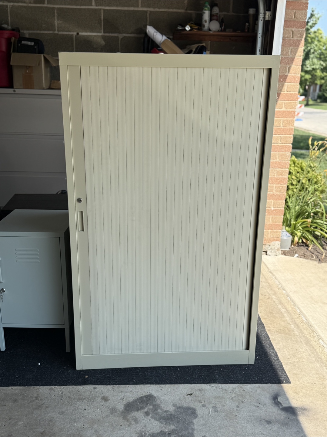 Metal Storage Cabinet with Roll-Up Door