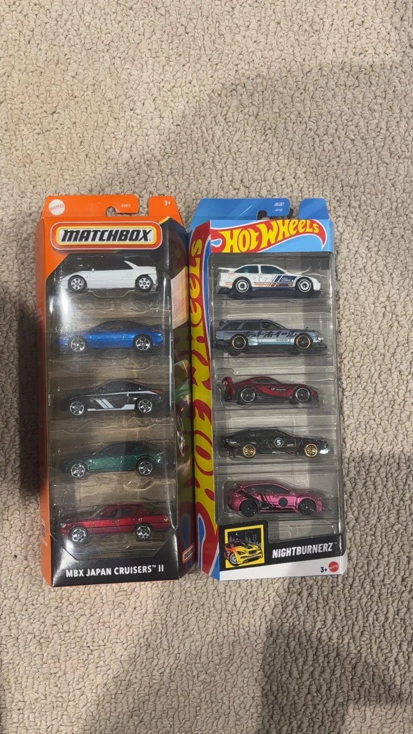 Matchbox MBX Japan Cruisers II & Hot Wheels Nightburnerz thumbnail