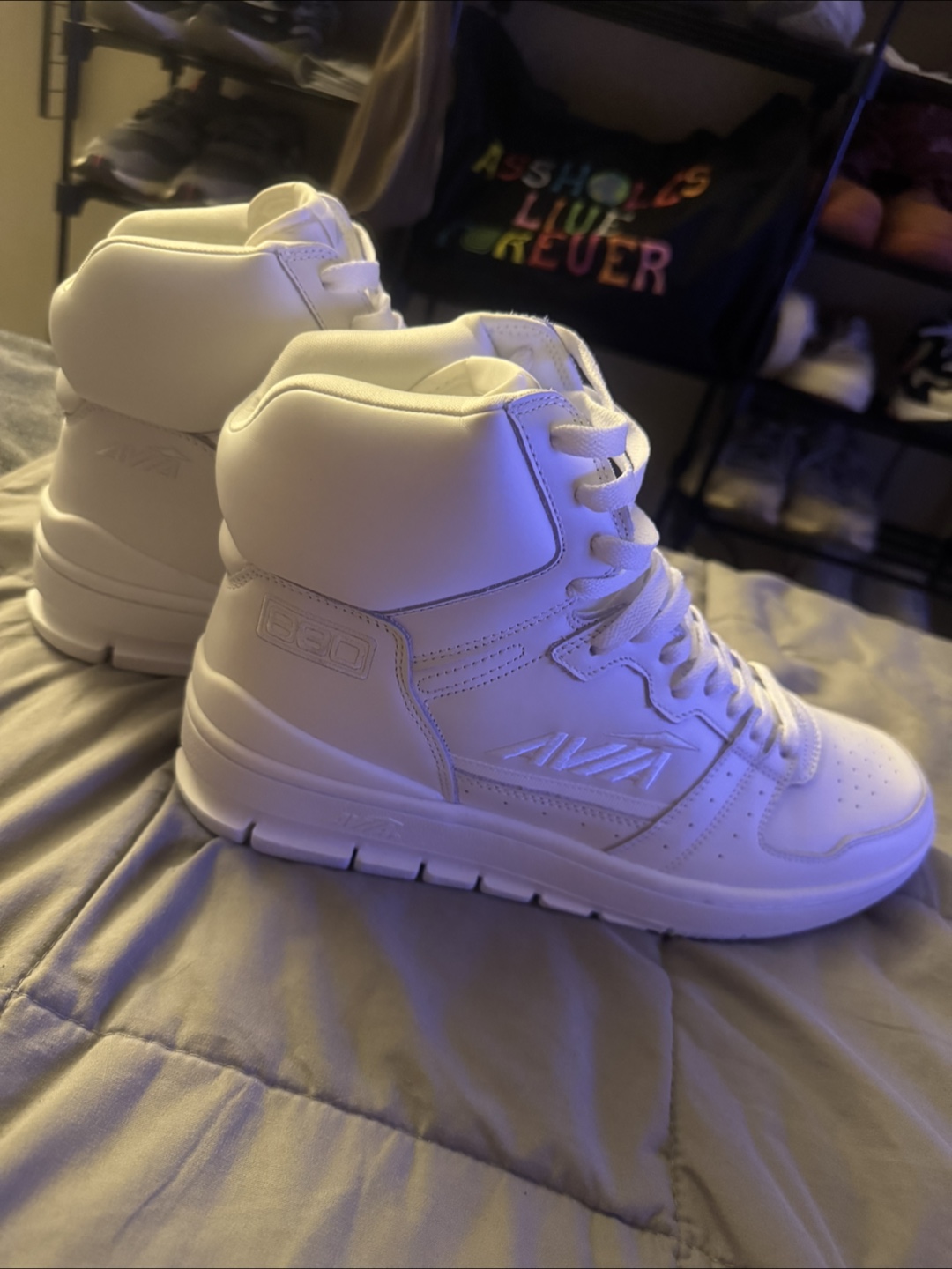 Avia 830 White High Top Sneakers - photo 2
