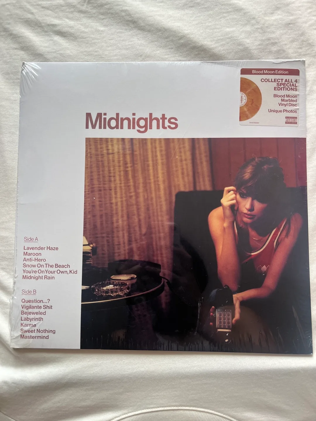 Taylor Swift - Midnights Vinyl (Blood Moon Edition) NEW thumbnail