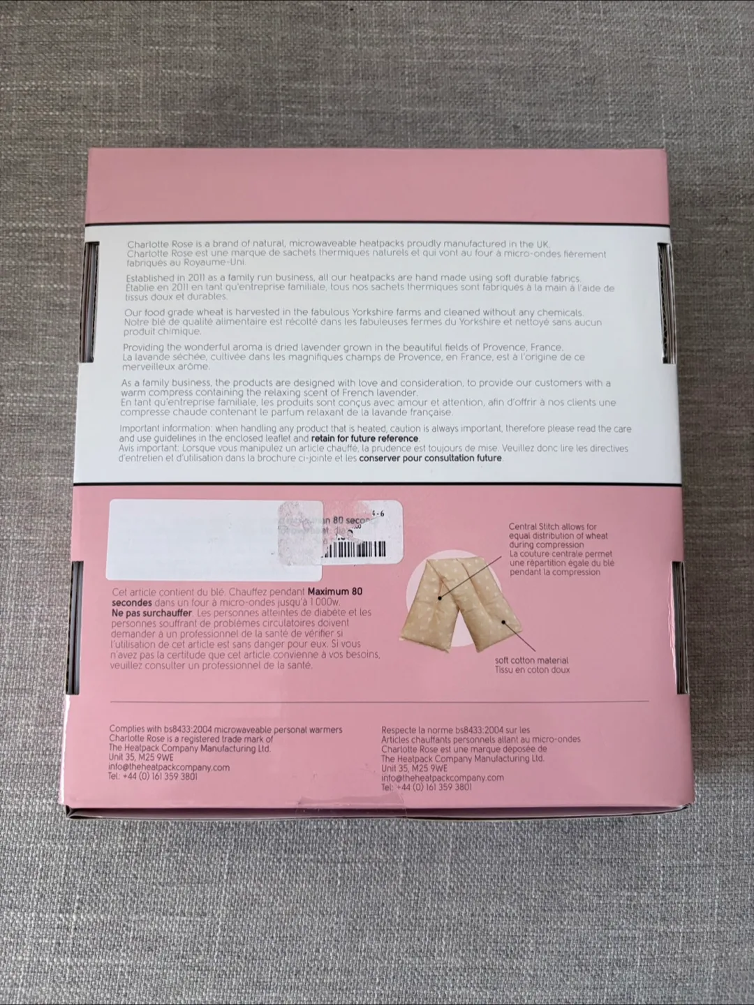 Charlotte Rose Lavender Heatpack image indicator(2)