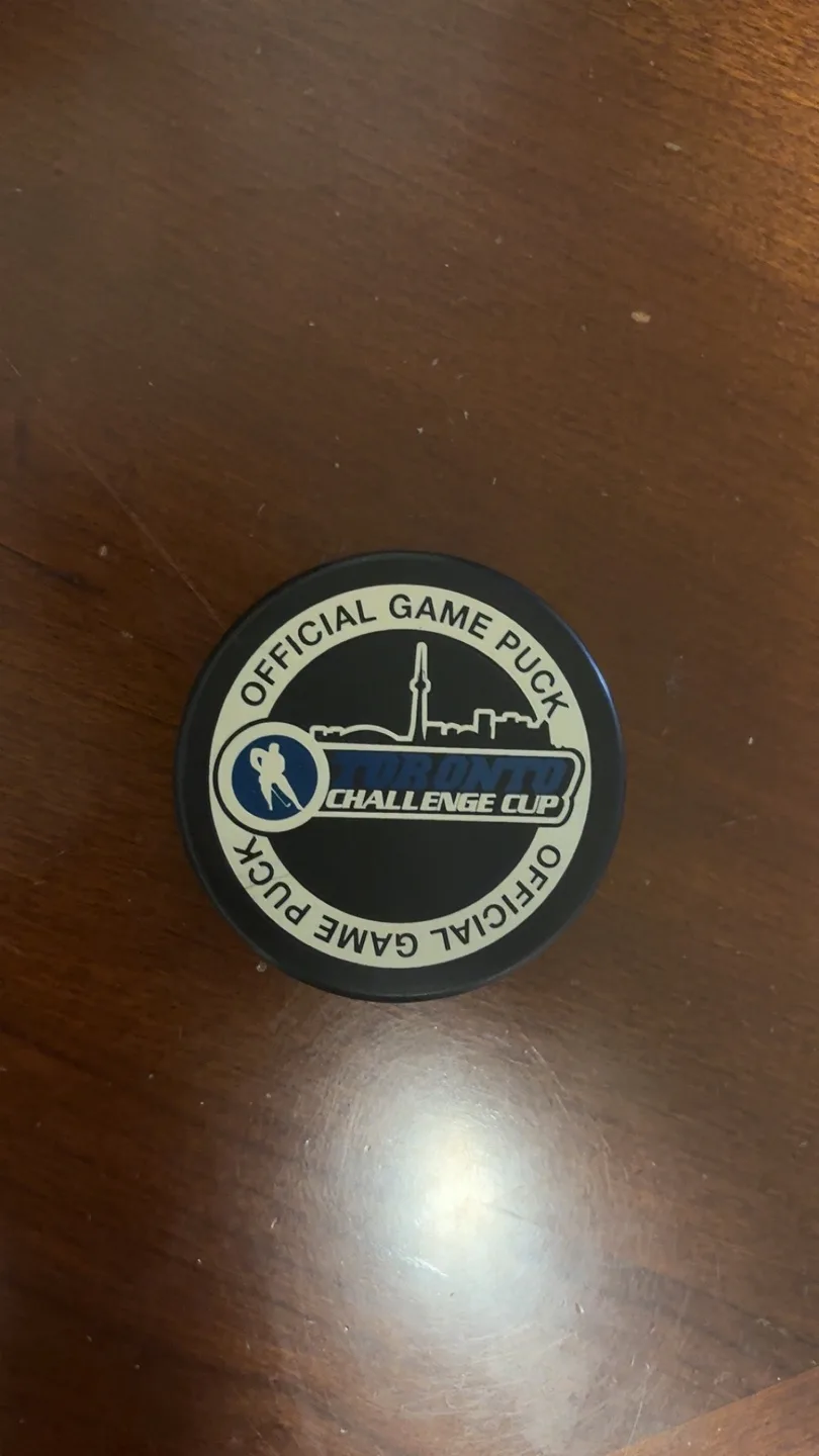 Official Game Puck - Toronto Challenge Cup thumbnail