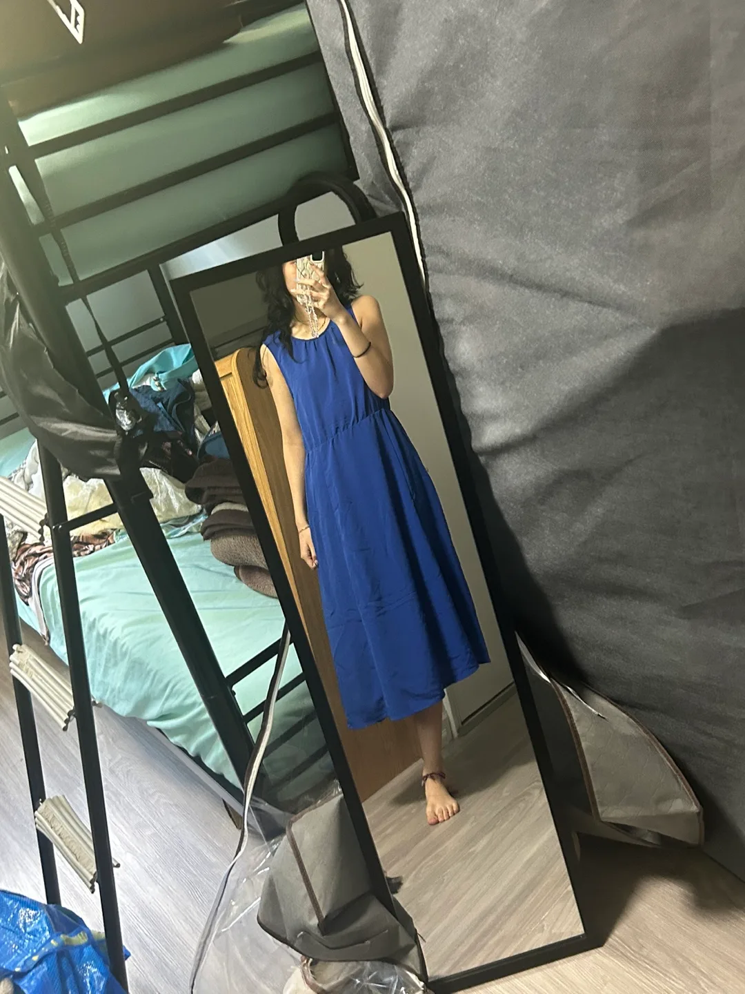 bebequ Blue Dress - Size M thumbnail