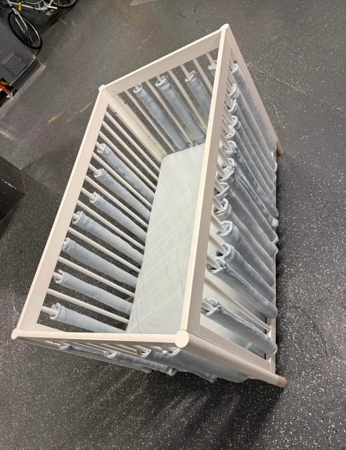 White Baby Crib thumbnail