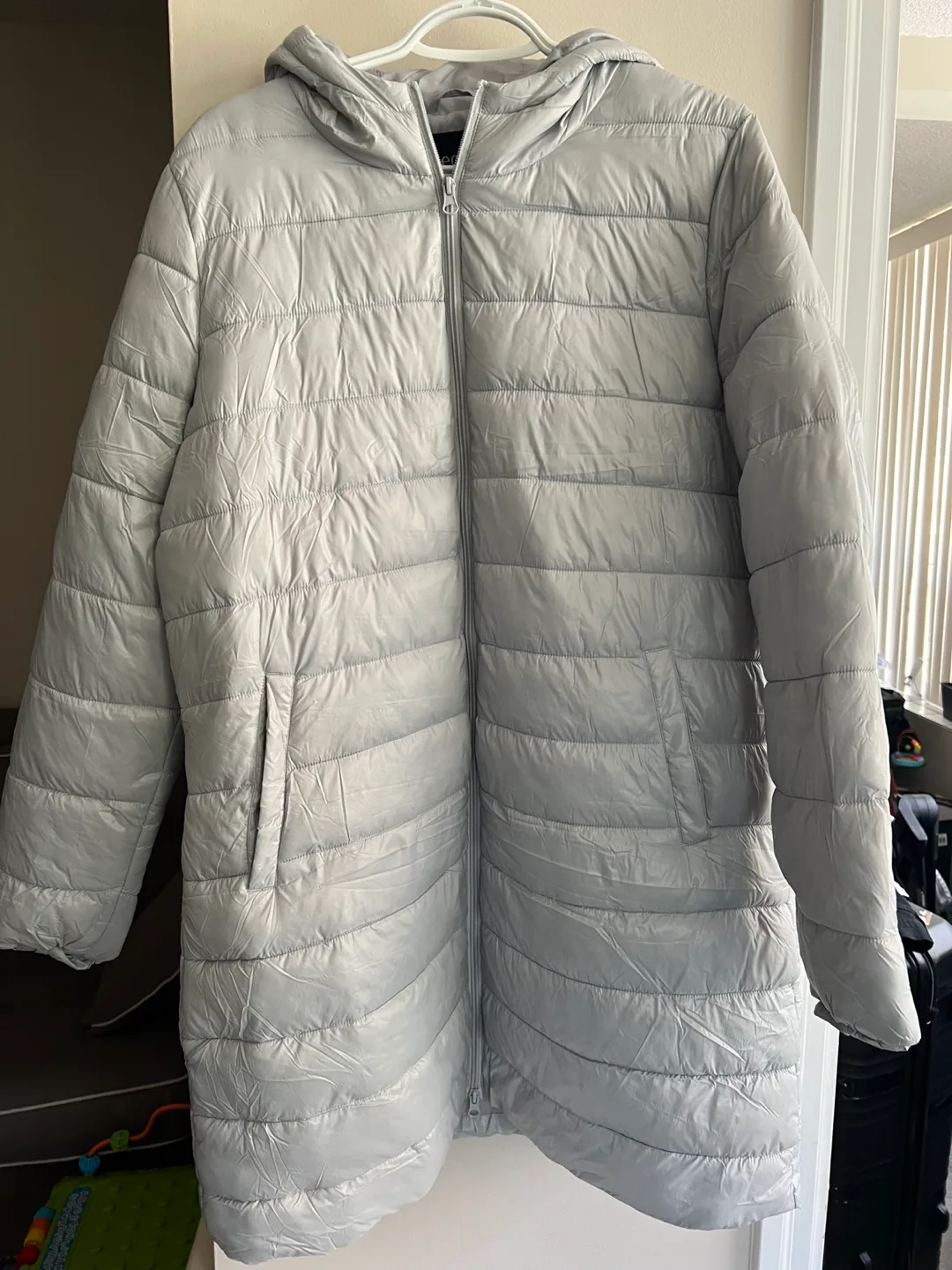 Gray Light Puffer Jacket thumbnail