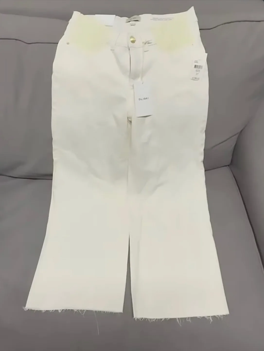 DL1961 Hepburn Wide Leg Maternity Jeans - Size 27 thumbnail