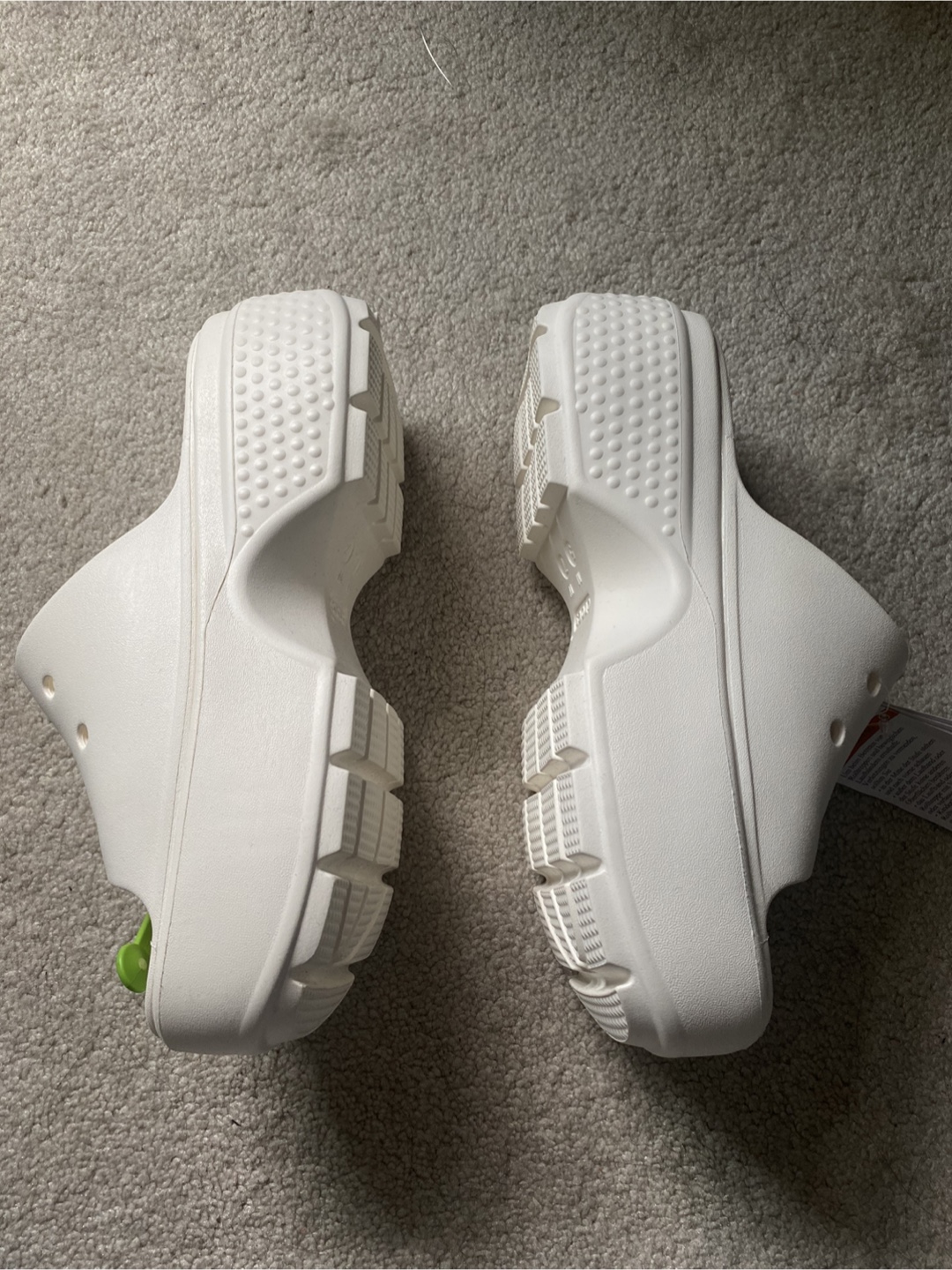New Crocs Stomp Slide White, US W7 - photo 2