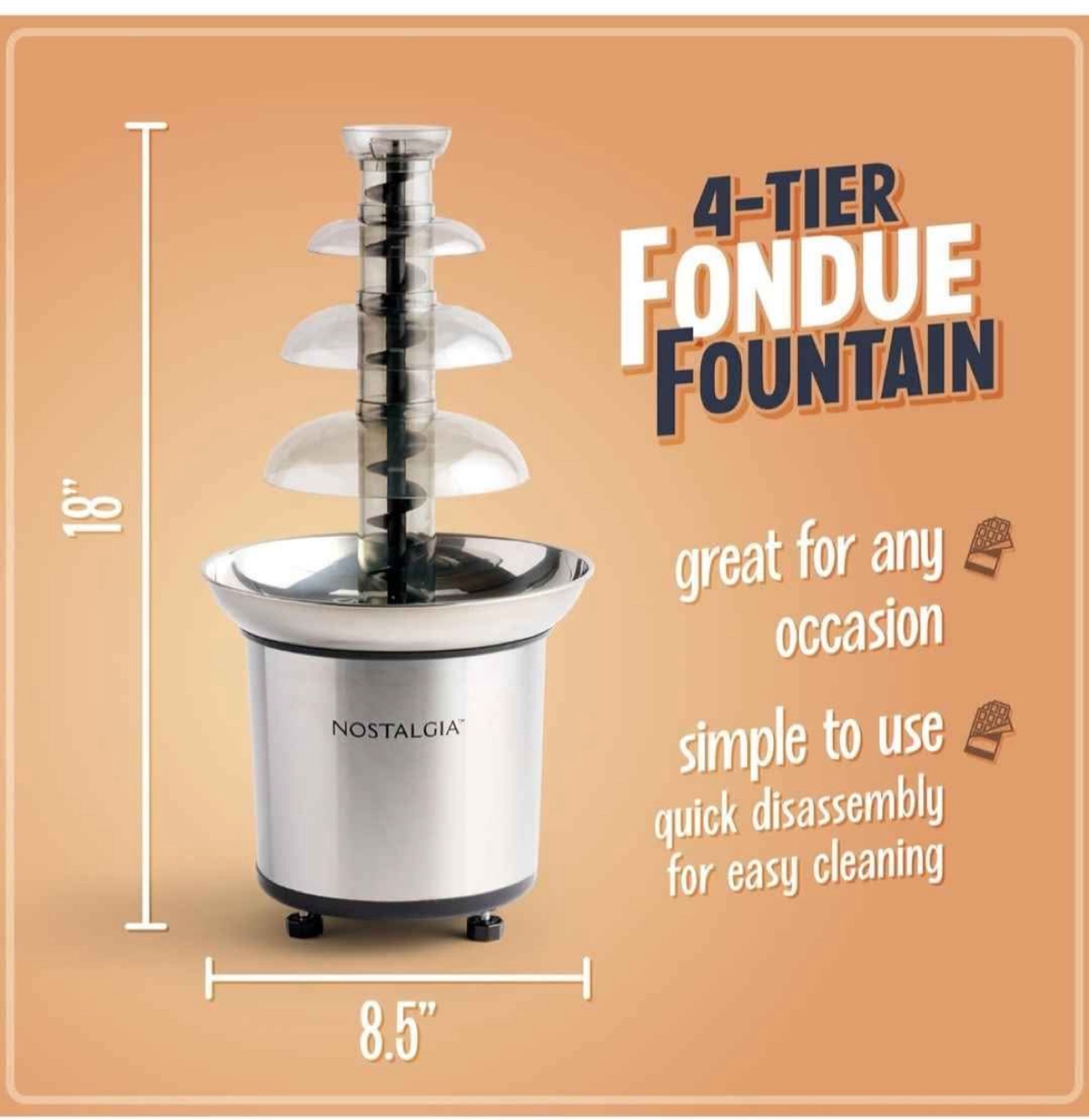 Nostalgia Chocolate Fountain - photo 3