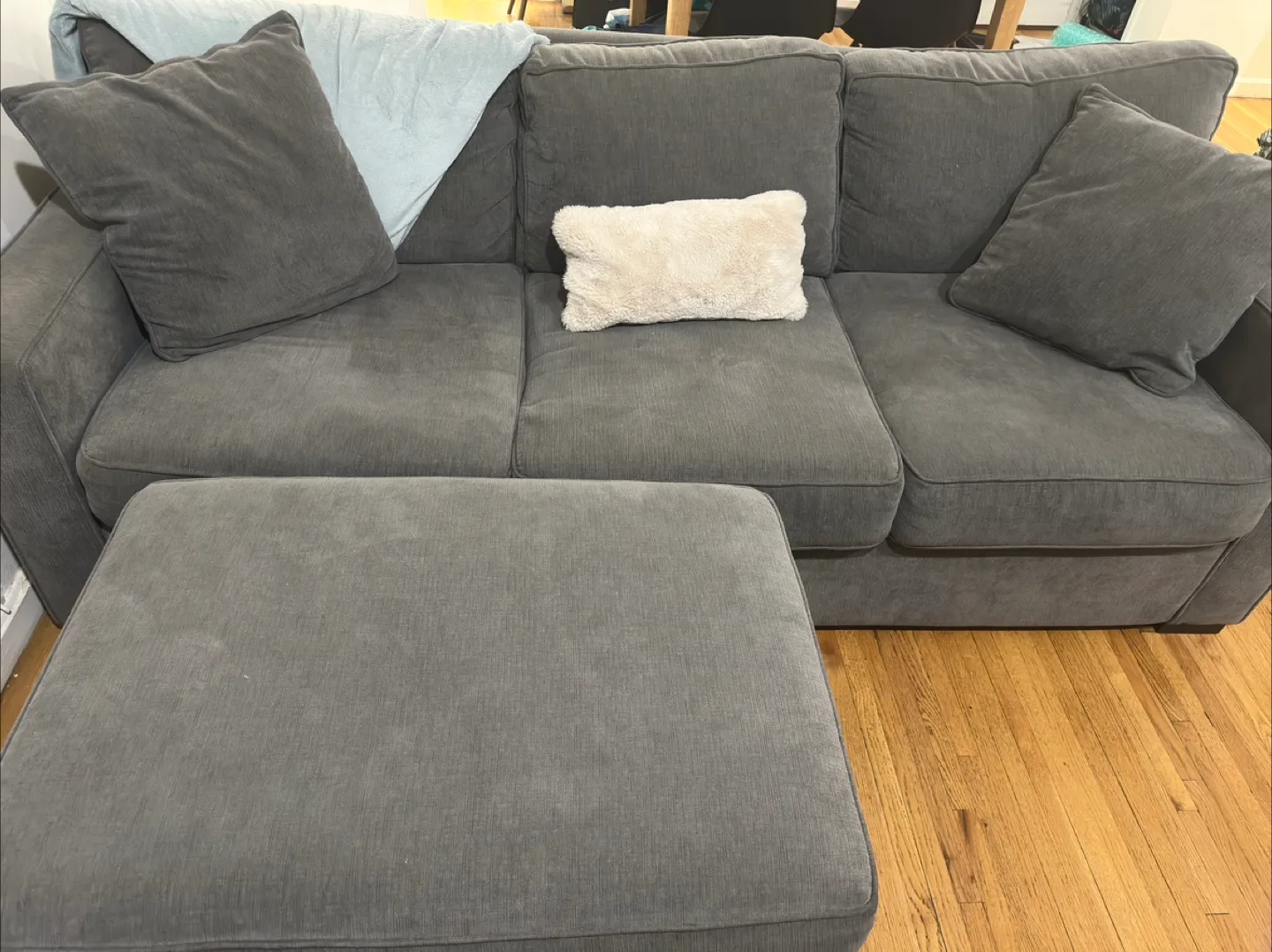 Radley 86" Fabric Sofa & Ottoman - Macy's thumbnail