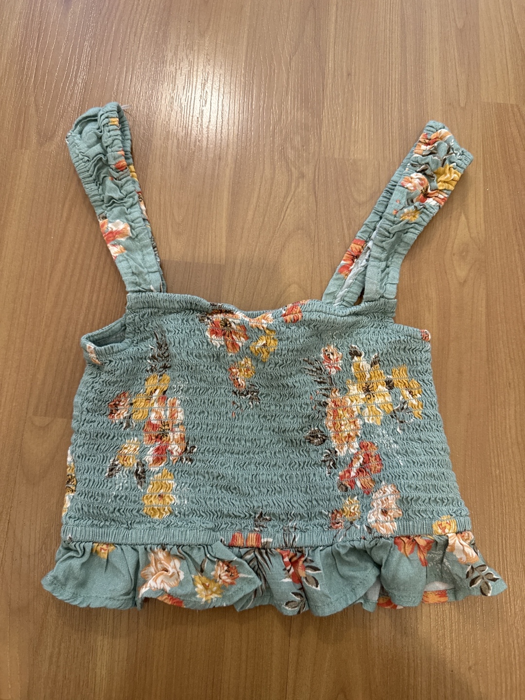 Mink Pink Floral Smocked Tank - Size S