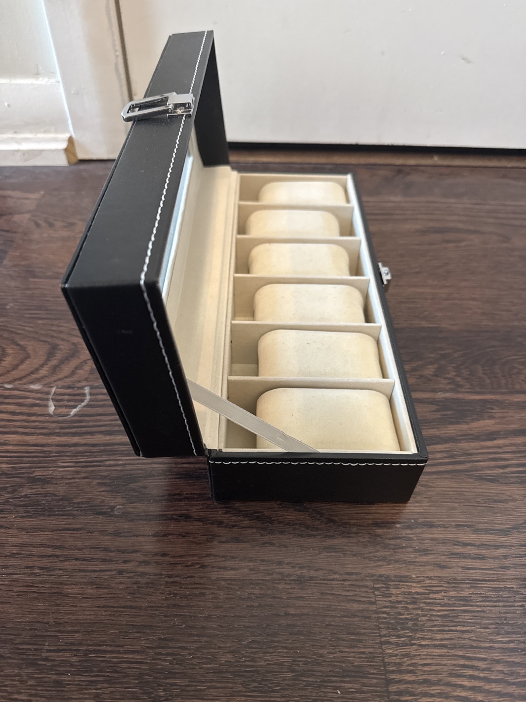 Black Watch Box - Holds 6 Watches - photo 3
