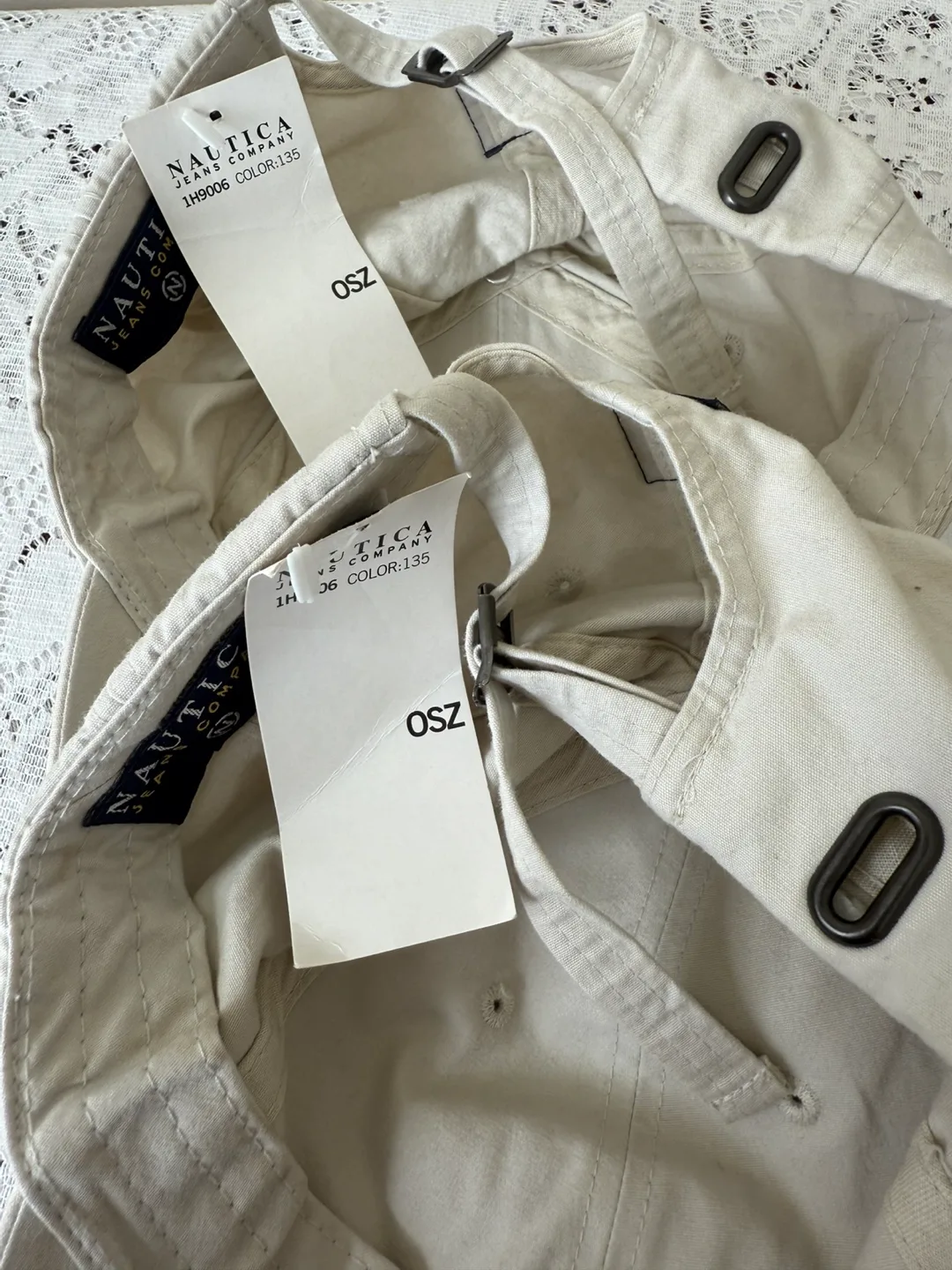 2 Nautica Jeans Company Baseball Caps 🆕 ONE SIZE FITS ALL!! image indicator(5)