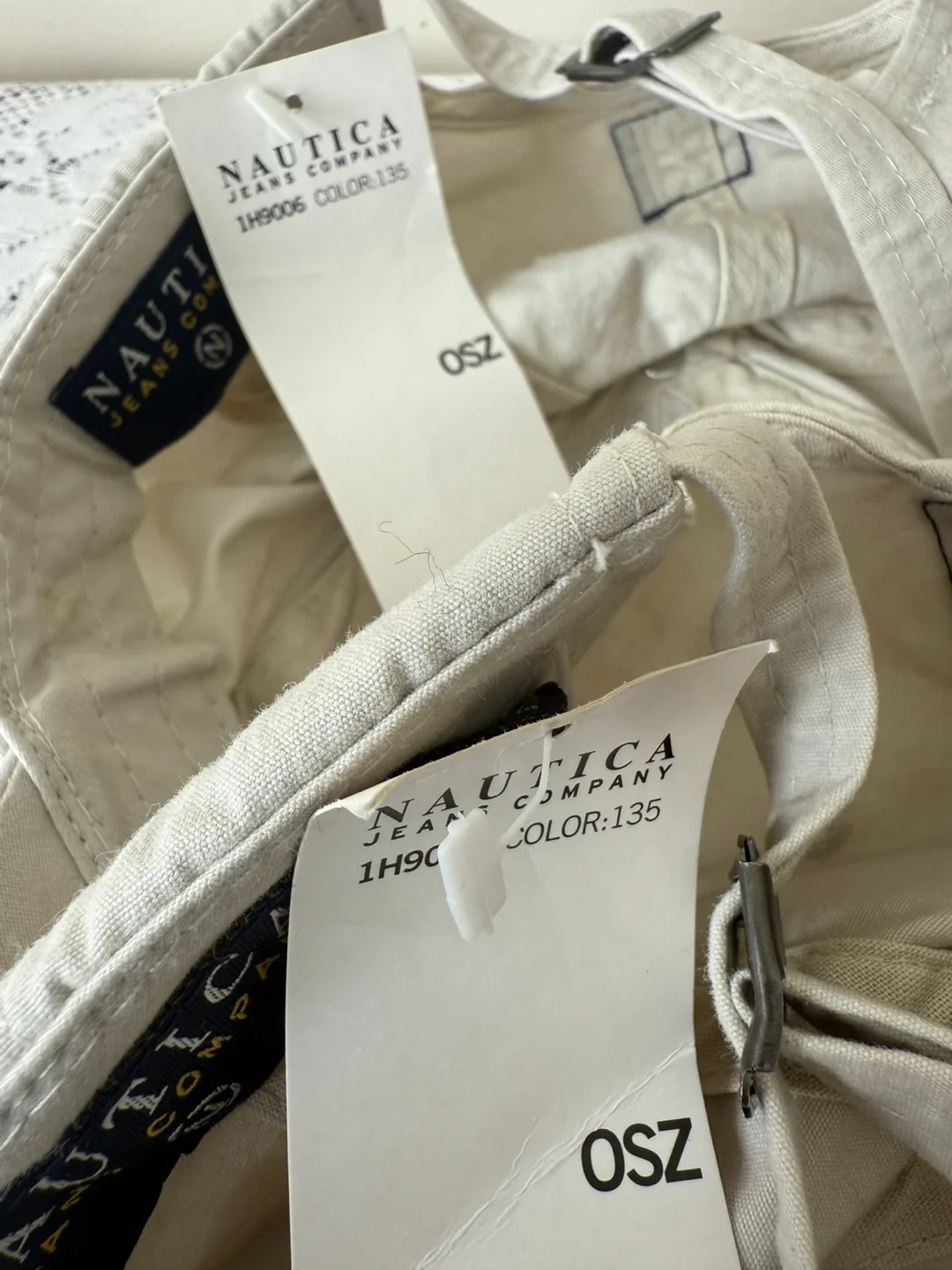 2 Nautica Jeans Company Baseball Caps 🆕 ONE SIZE FITS ALL!! image indicator(7)