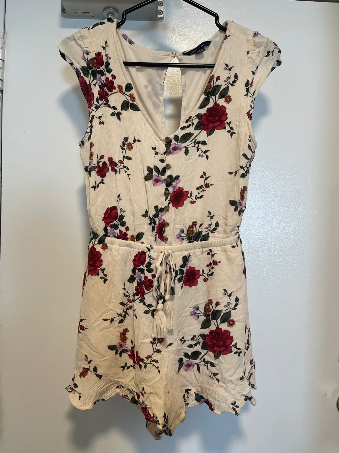 American Eagle Floral Romper thumbnail