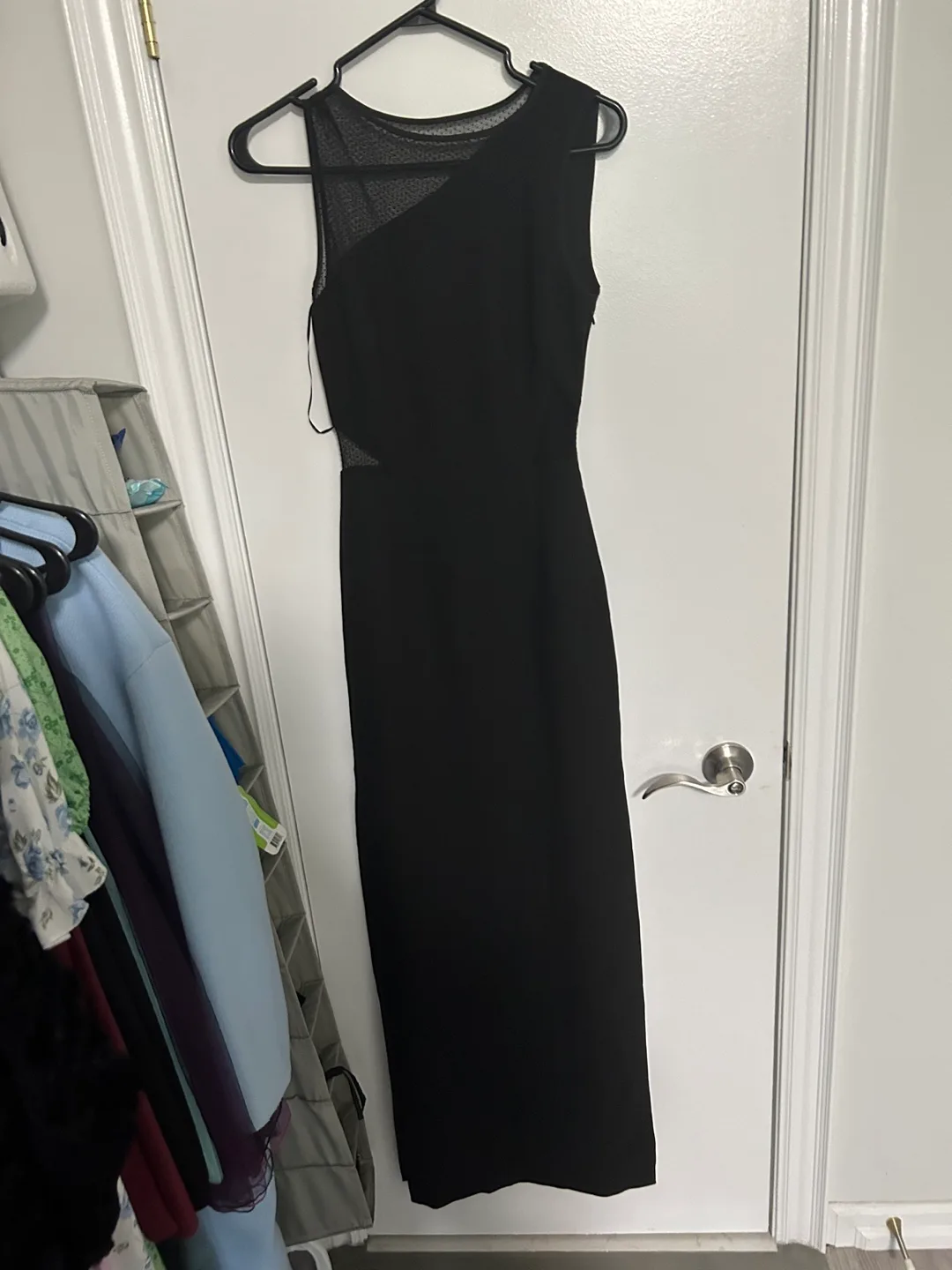 $120 Reiss Black Maxi Dress thumbnail