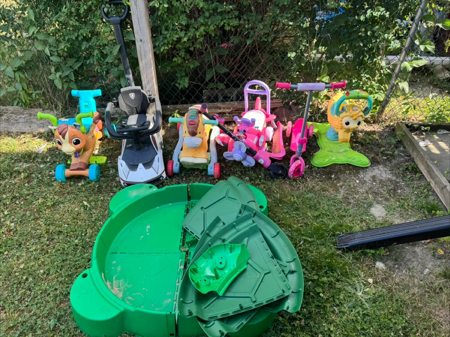 Kids Ride-on Toys & Little Tikes Turtle Sandbox thumbnail