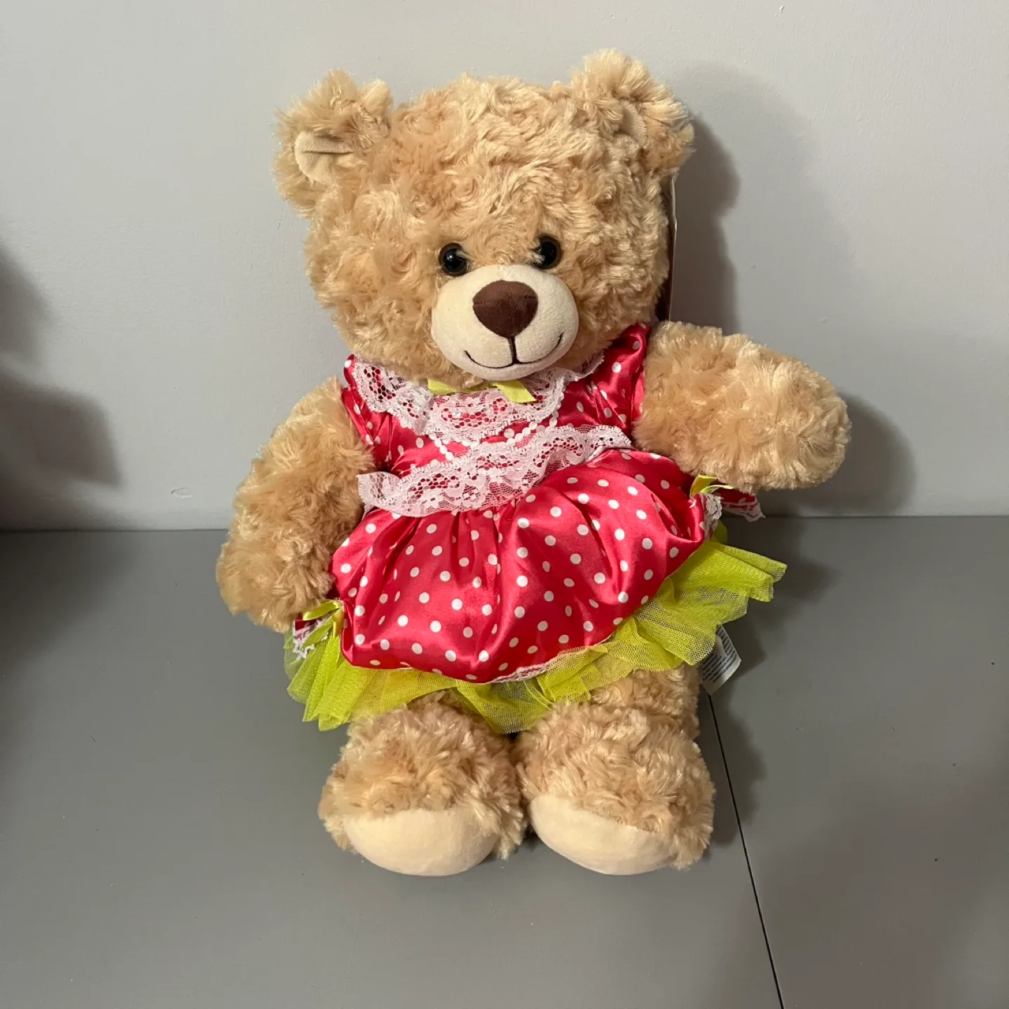 Build-A-Bear Teddy Bear with Lalaloopsy Dress thumbnail