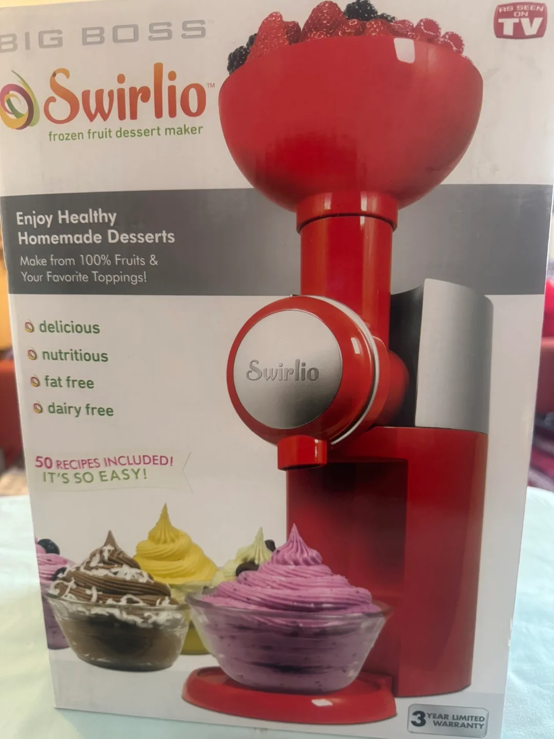 Big Boss Swirlio Frozen Fruit Dessert Maker thumbnail
