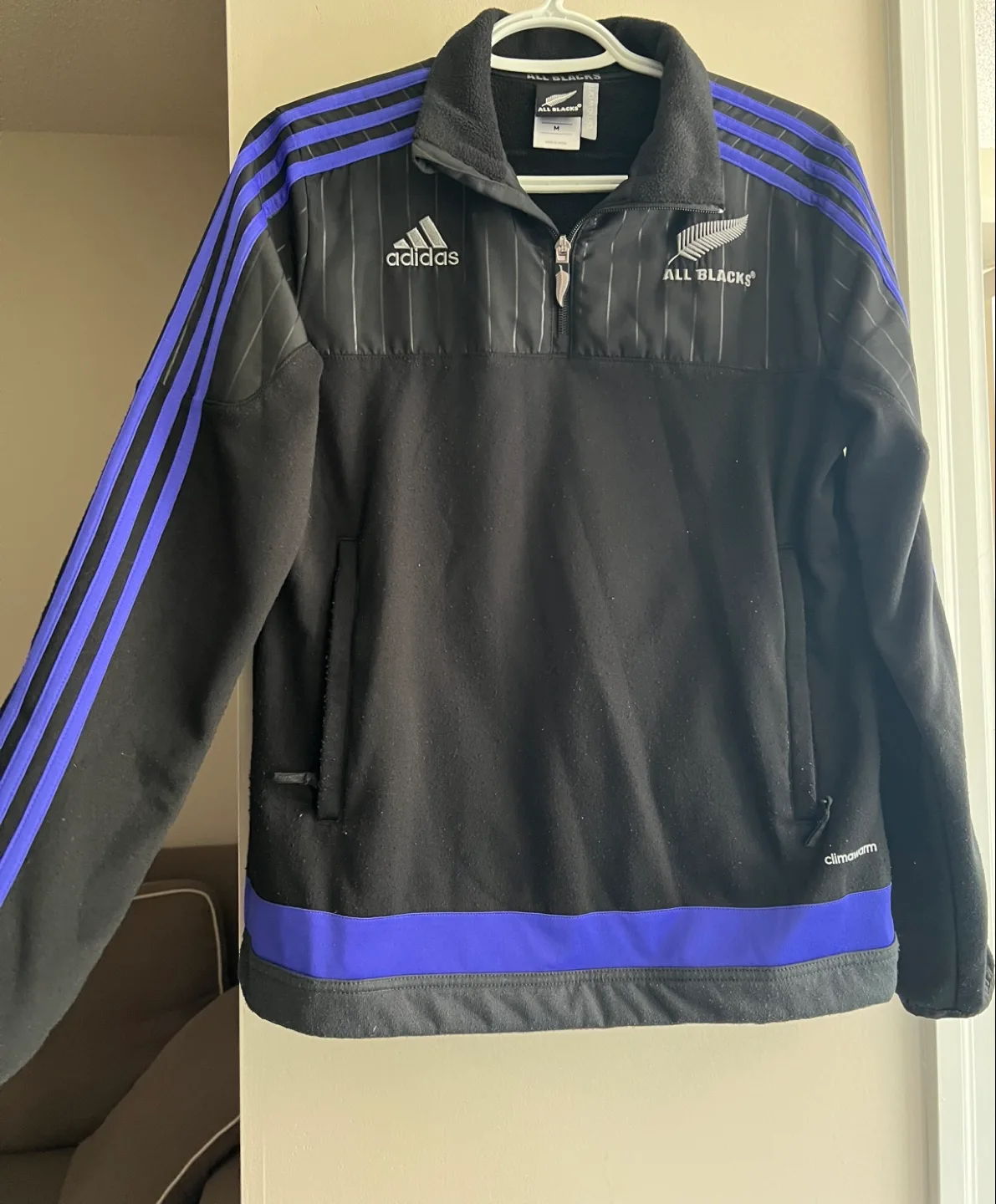 Adidas All Blacks Climawarm Fleece Jacket thumbnail