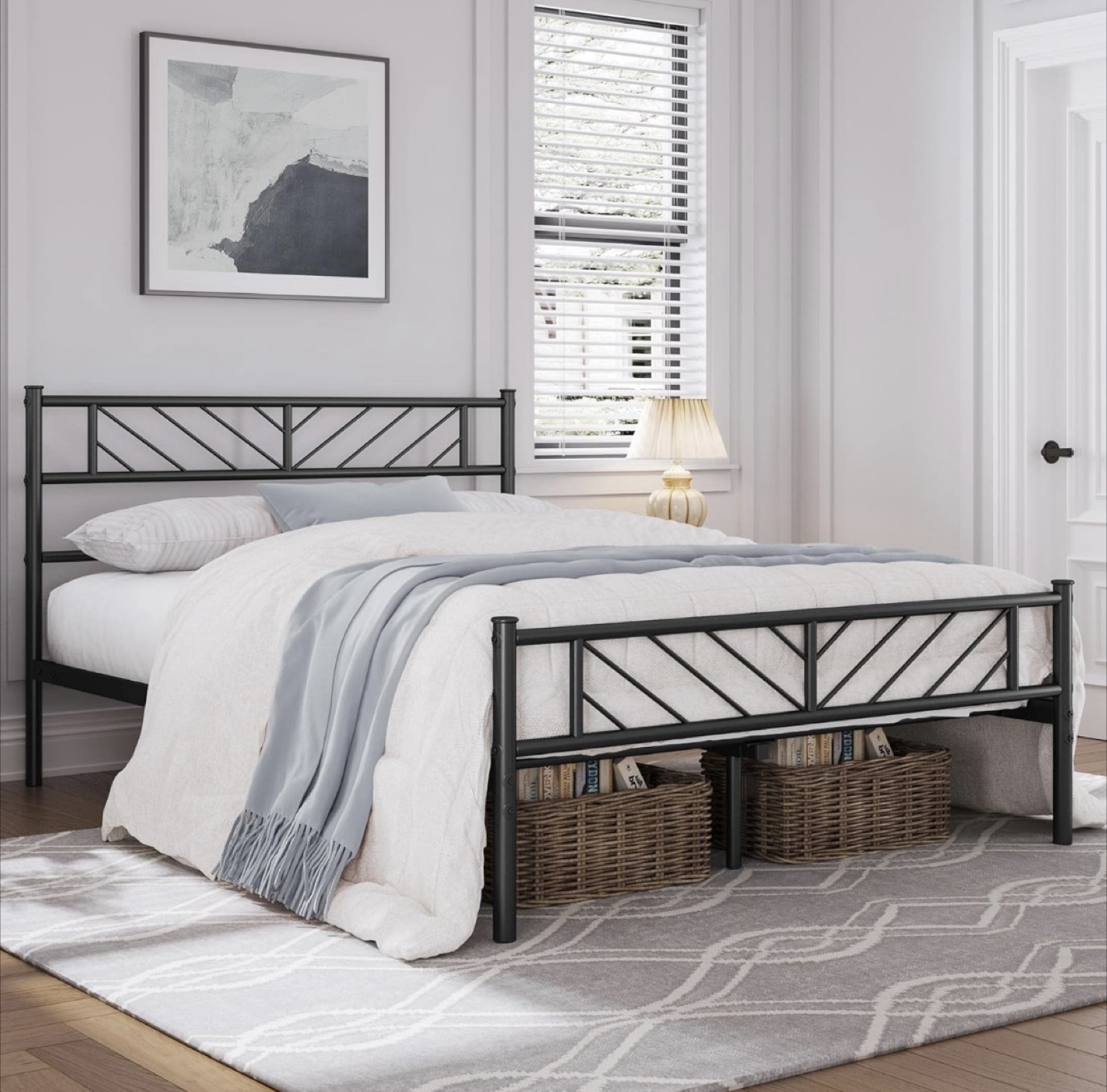 Queen Size Platform Bed Frame - photo 5