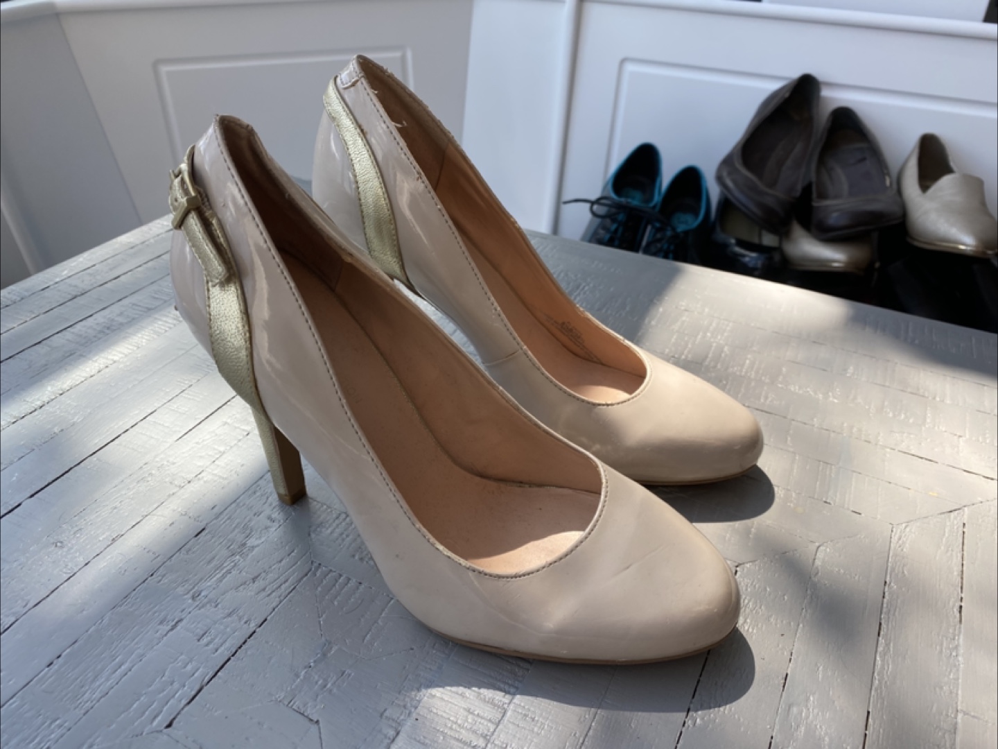 Beige Heels - Size 8.5