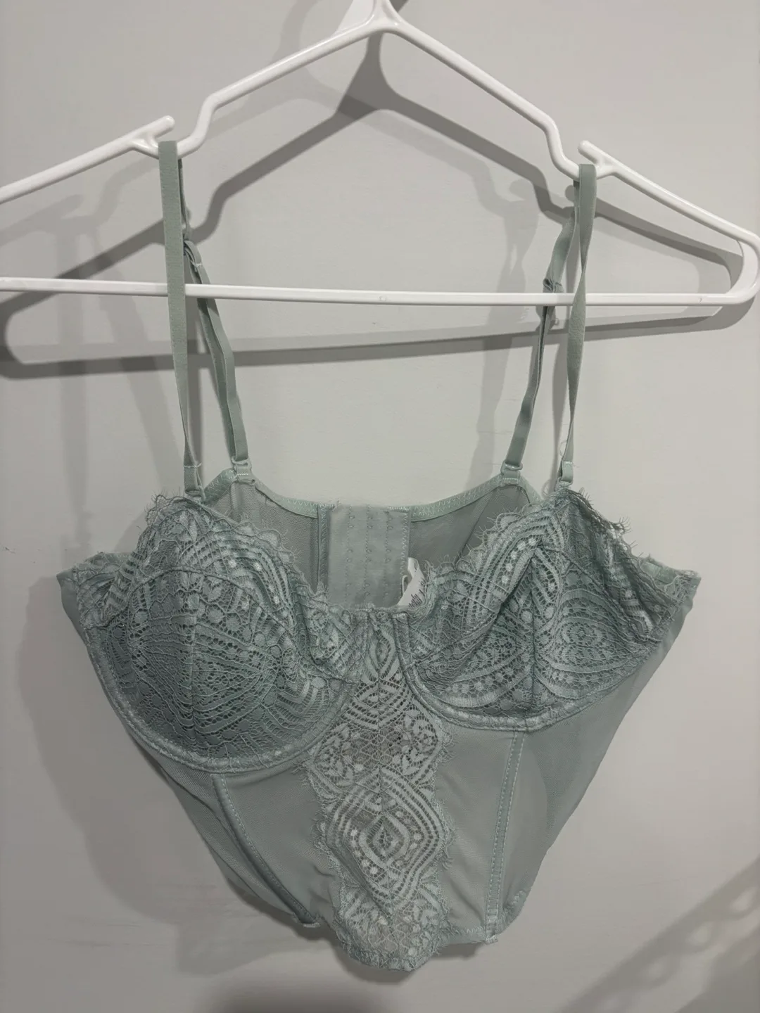 Garage Blush Lace Bustier - Size L thumbnail