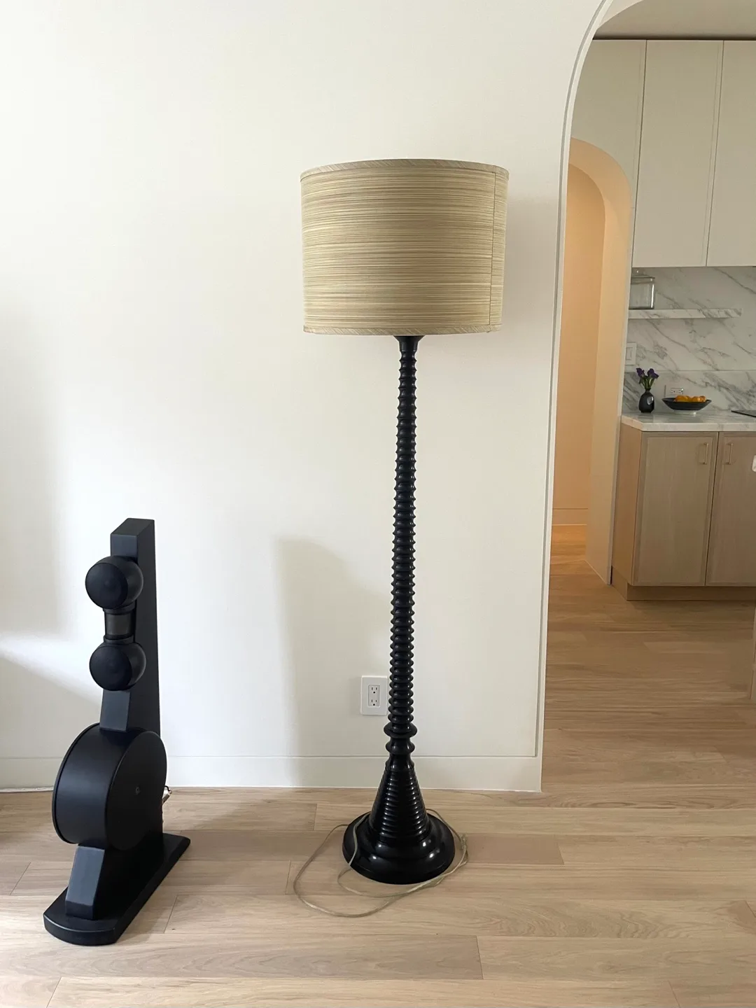 Room & Board MCM Dudouyt Style Metal Corkscrew Floor Lamp thumbnail