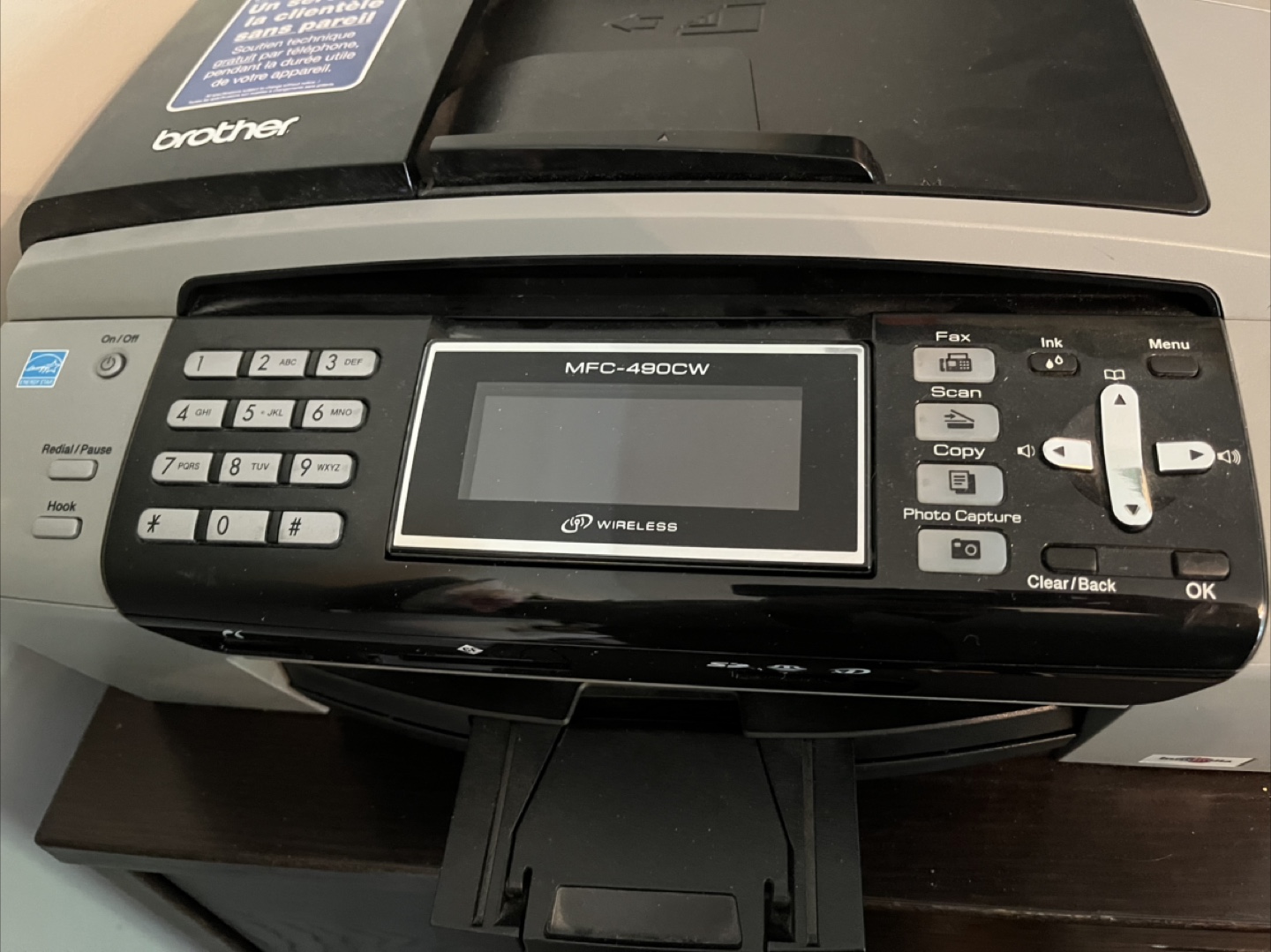 Brother MFC-490CW Wireless All-in-One Printer - photo 2