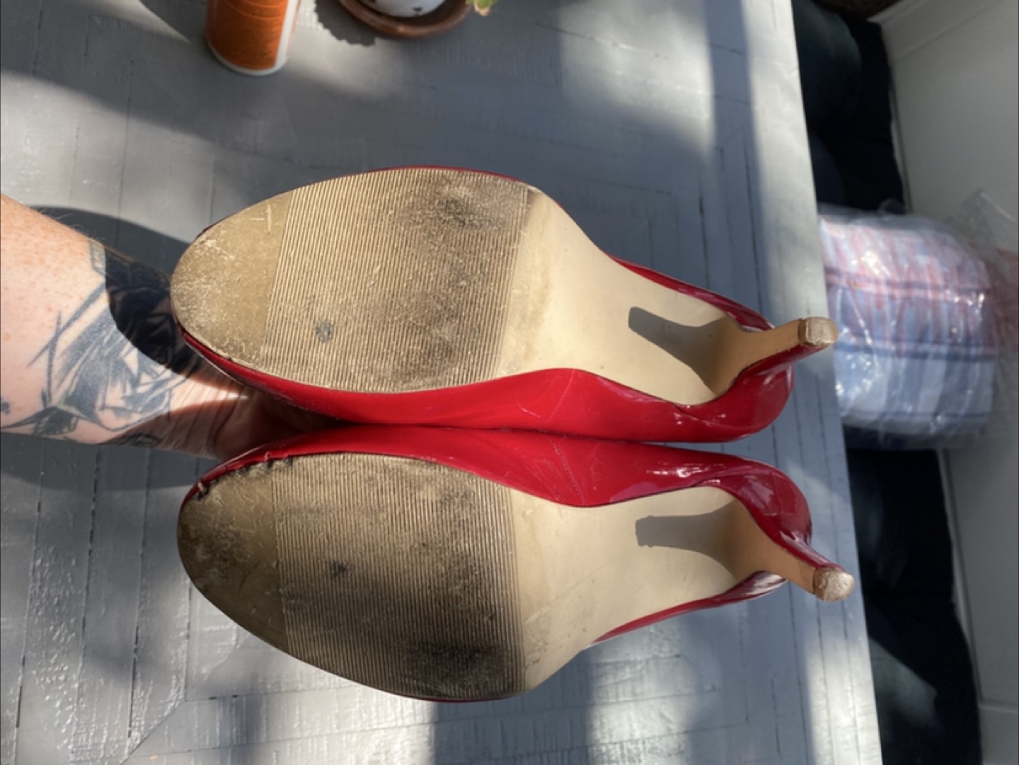 Madden Girl Red Heels, Size 8 - photo 3