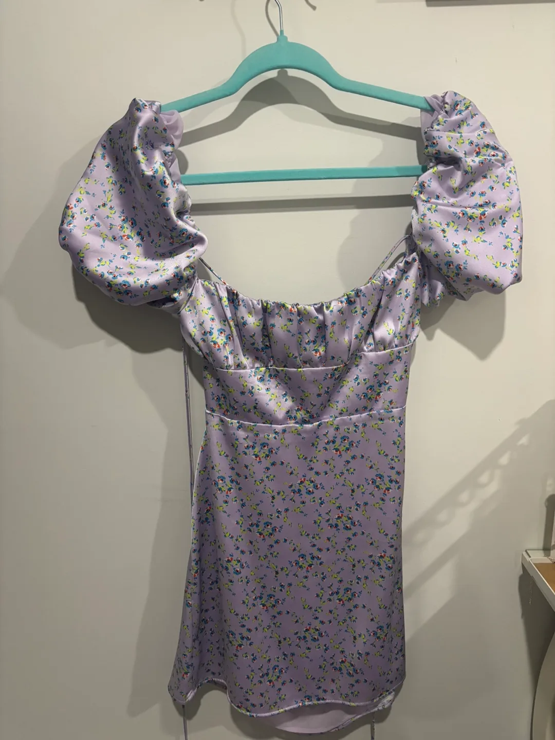 Zara Floral Mini Dress - Size M thumbnail