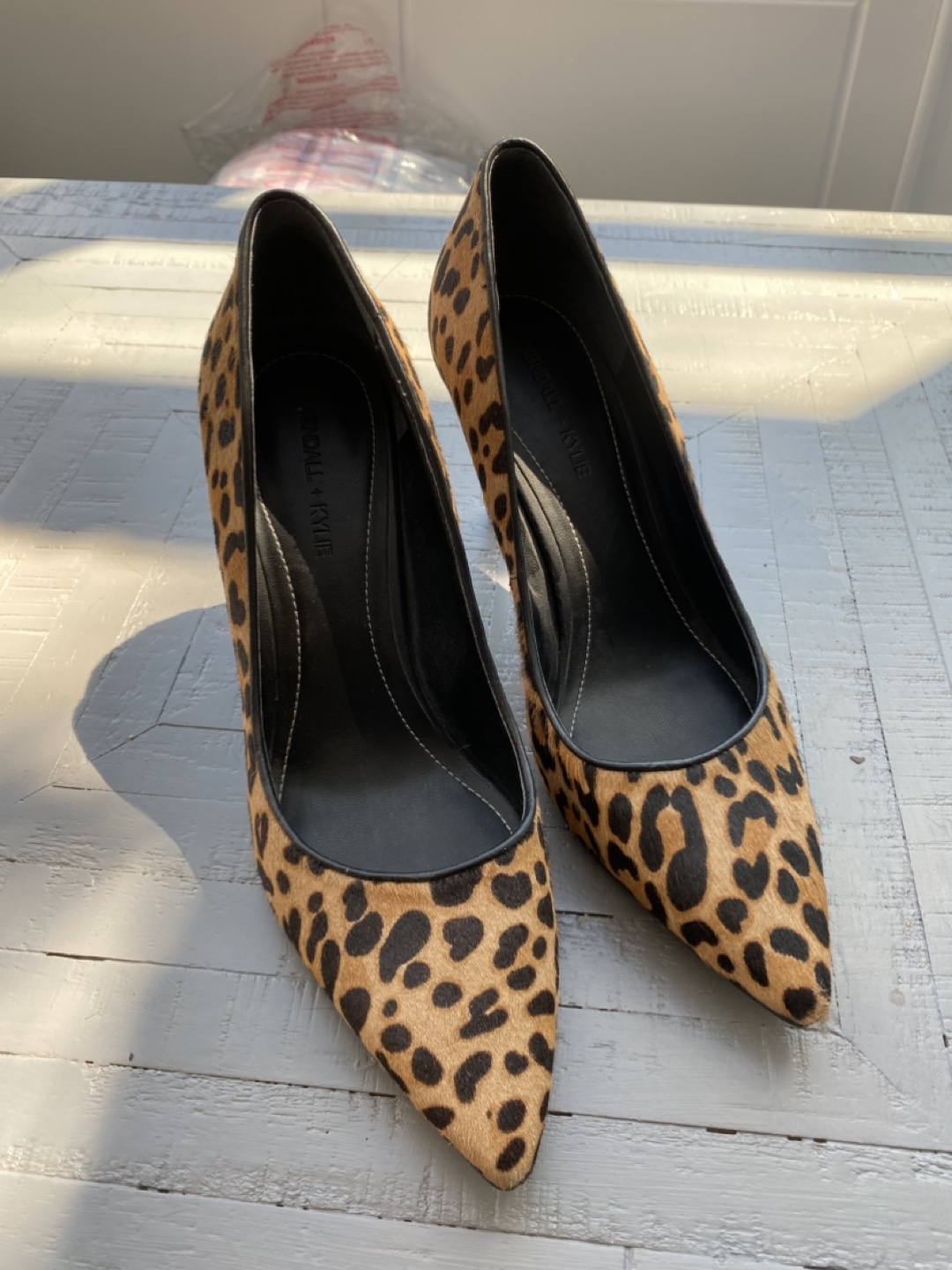 Kendall + Kylie Leopard Print Heels