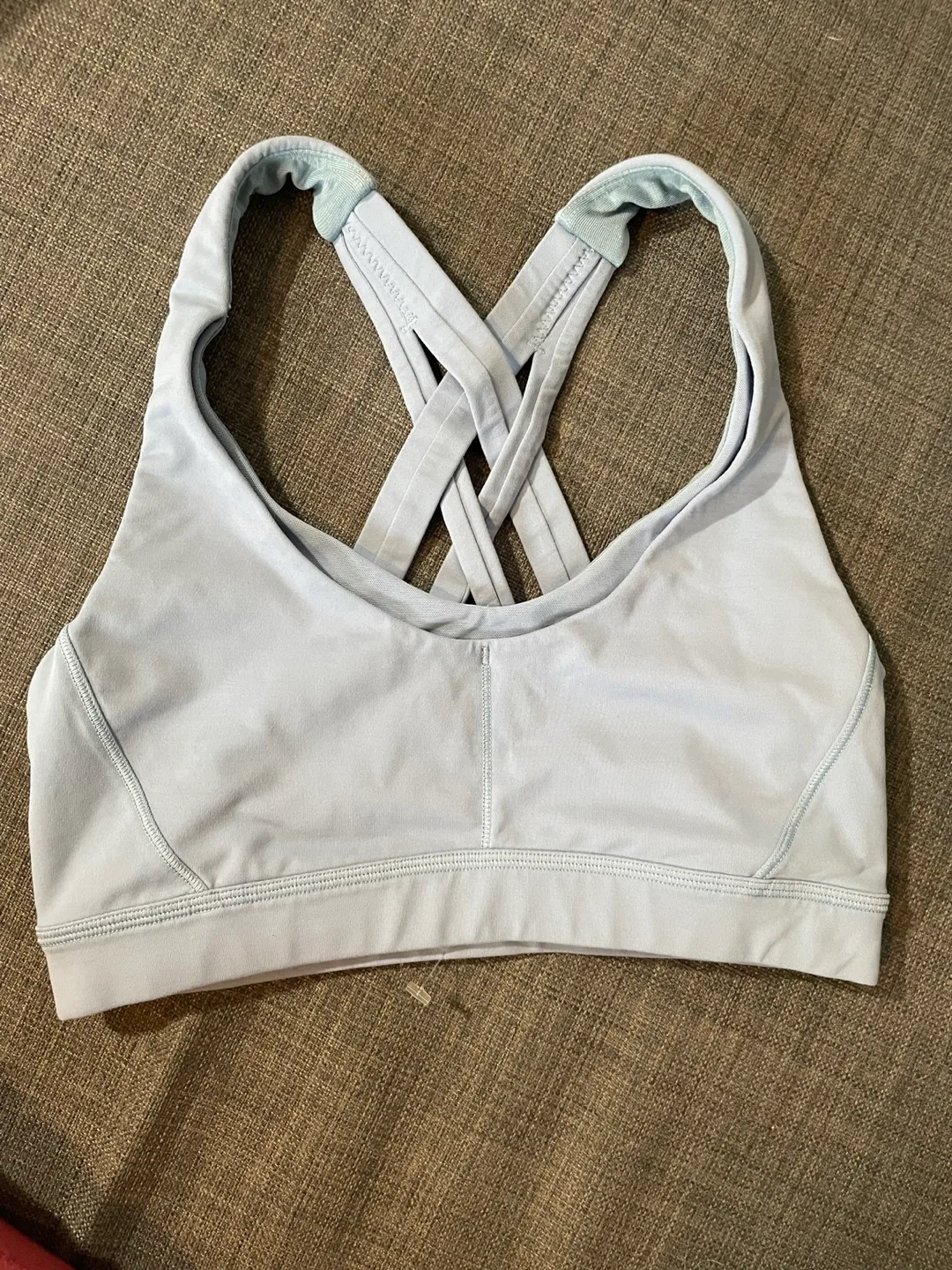 Lululemon Light Blue Sports Bra - Size 2 thumbnail