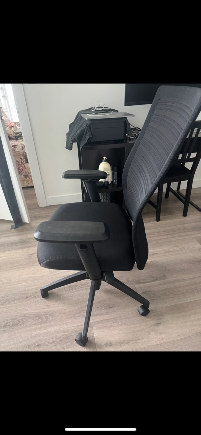 Black Ergonomic Office Chair - photo 2