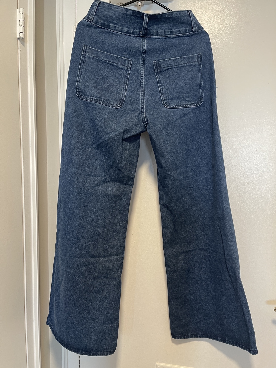 Wide Leg Button Fly Jeans - photo 4