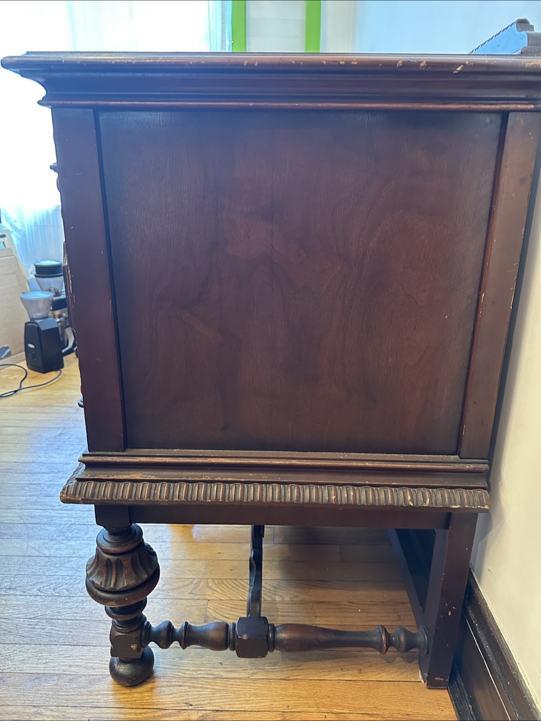 Antique Vintage Jacobean Revival Buffet Credenza - photo 2