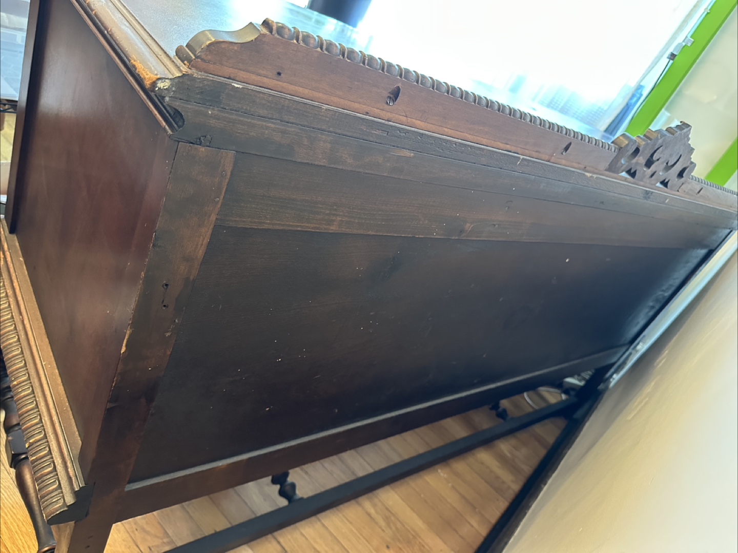 Antique Vintage Jacobean Revival Buffet Credenza - photo 4