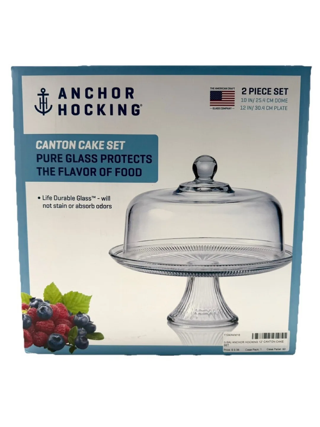 Anchor Hocking Canton Cake Set - 2 Piece thumbnail