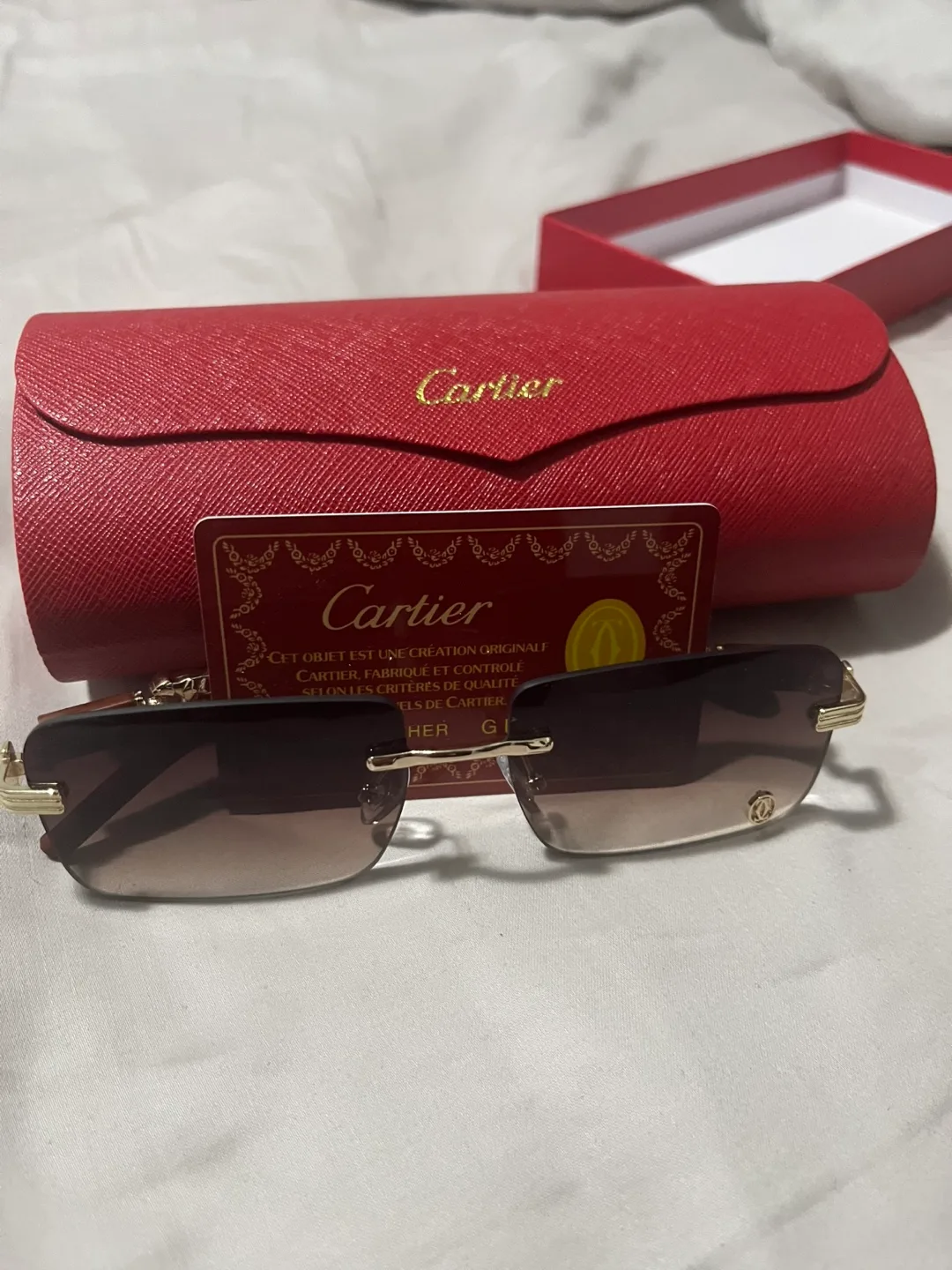 Cartier Sunglasses with Case thumbnail