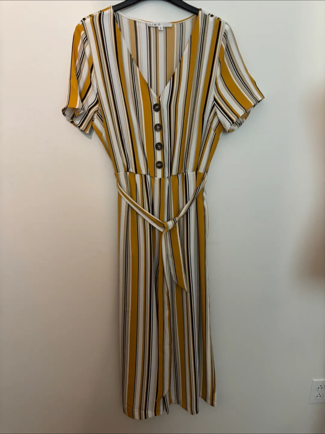 Cleo Striped Jumpsuit - Size M image indicator(4)