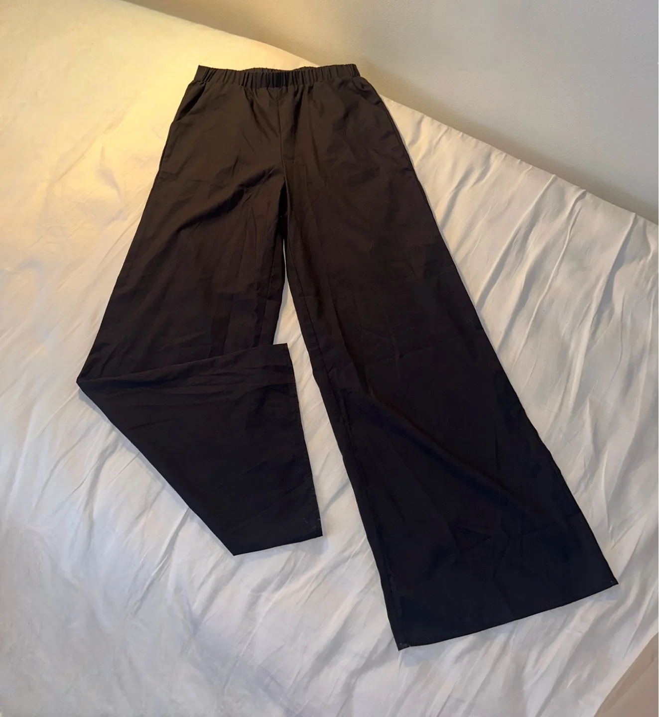 New Black Wide Leg Pants thumbnail