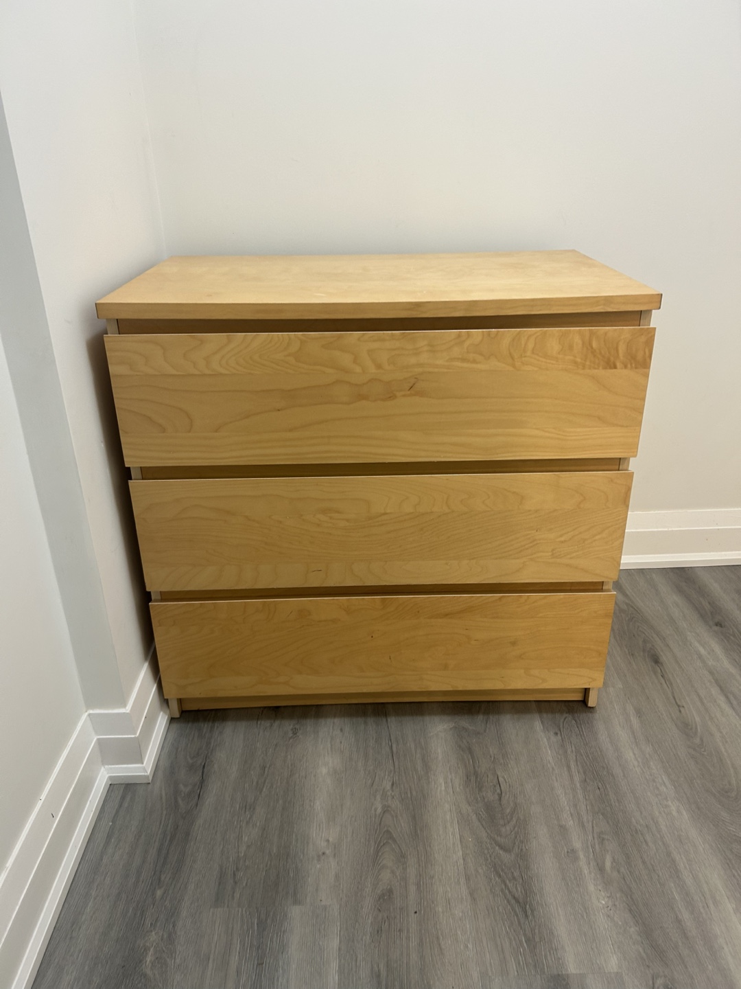IKEA Malm 3-Drawer Dresser