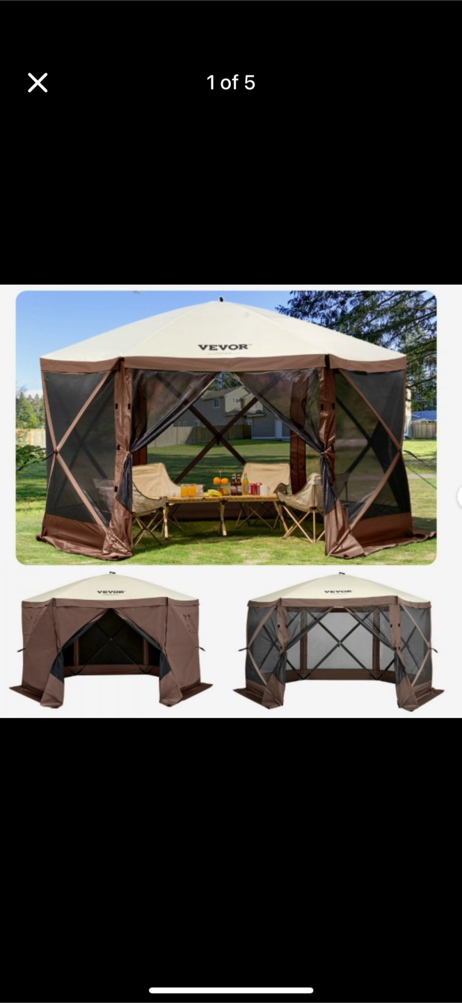 Vevor 10x10 ft Canopy Screen Tent