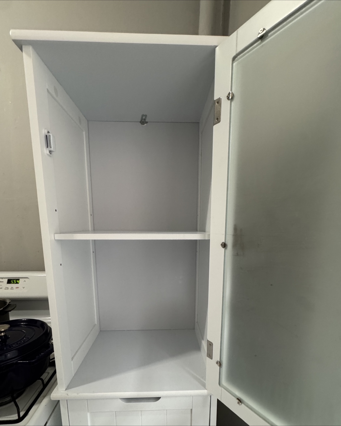 Slim bathroom/kitchen storage cabinet - photo 2